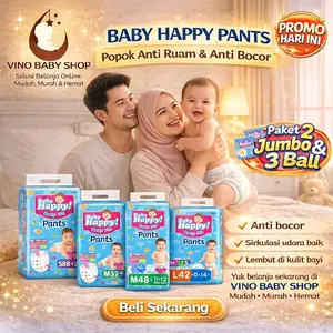 [ Exclusive Ramadan ] PAKET 2 & 3 BABY HAPPY PANTS DISKON EXTRA Bayi Popok