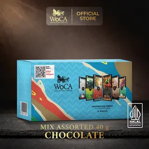 WoCA Assorted Premium Chocolate Bar 6 x 40 gram