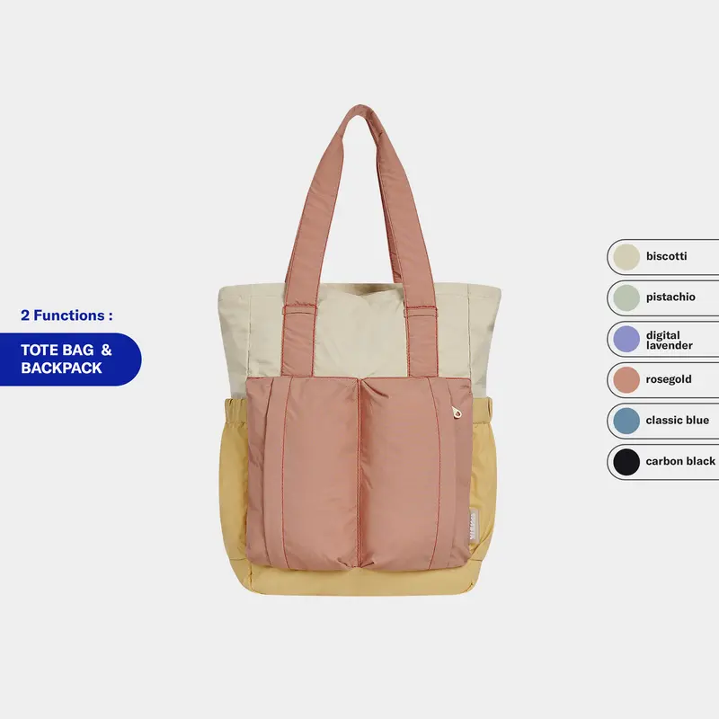 [Beli Lokal] Tas Sekolah - Backpack Totepack Lorna - Visval - Tas Ransel 0
