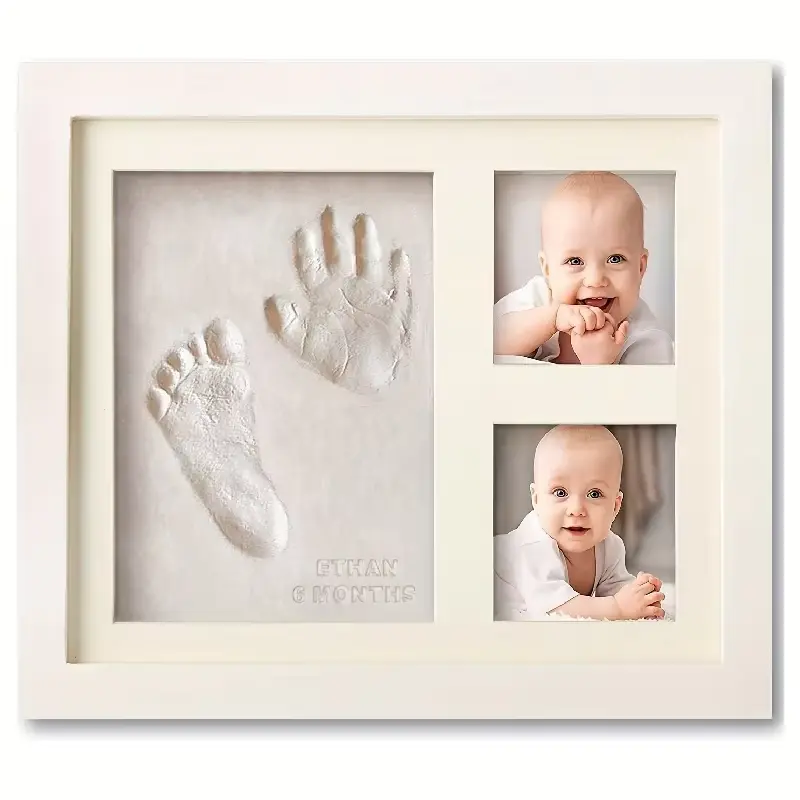 Baby Hands and Footprints Clay Photo Frame Create Lasting Memories with This Baby Hand and Footprints Kit gifts for boys girls