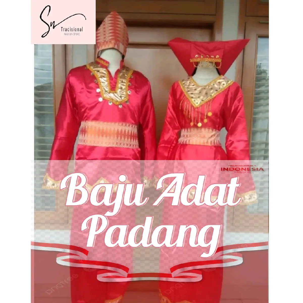 Baju Adat Padang Dewasa Satuan (Laki/Perempuan)
