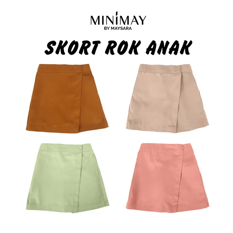 Rok Anak Perempuan Skort Bawahan Girl Minimay Maysara 0