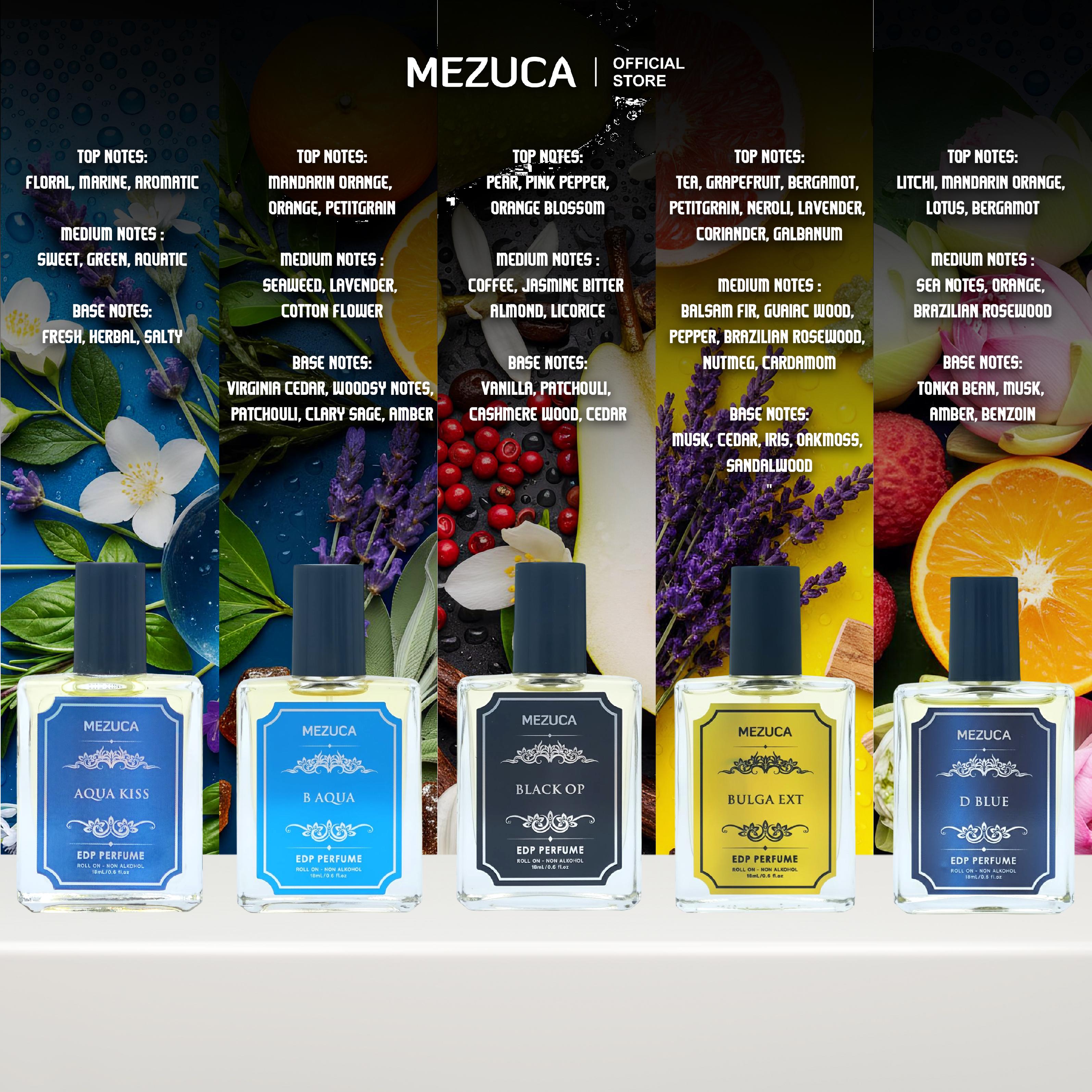 #SP [Dapat 2 Botol] Parfum Non Alkohol Mezuca Inspira Series 18mL Eau De Parfume Unisex Pria Wanita