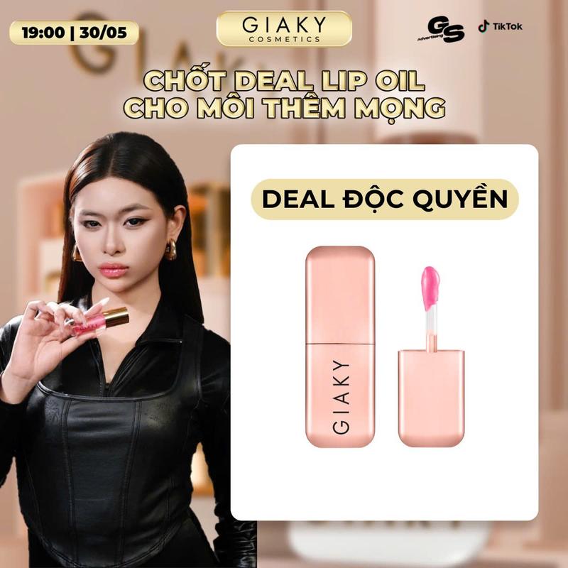 Má hồng kem Gia Kỳ chứa nhũ ngọc trai, dưỡng ẩm, lâu trôi, lành tính diu nhẹ cho da Hydrating & Shimmering Liquid Blush - 5g Mỹ Phẩm Cosmetic Trang Điểm