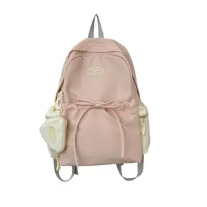 Ransel Backpack Sekolah Ukuran Besar dengan Desain Minimalis dan Kapasitas Besar untuk Kebutuhan Sehari-hari