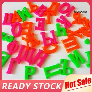 JYWJ_ 33Pcs/Set Russian Alphabet Letter Magnetic Kid Educational Toy