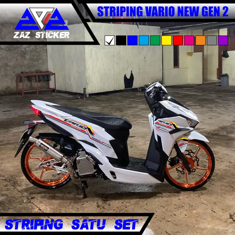 Zaz Sticker Striping Vario New Gen 2 Design Motif 13 0