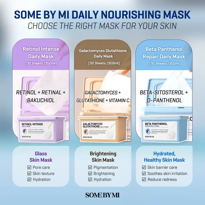 【NEW】 SOME BY MI Beta Panthenol Repair Daily Mask [30ea] 7