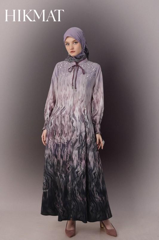 Hikmat Fashion Original A6682-04 Abaya Hikmat  noerbutikmuslim