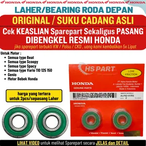 Bearing Laher Lahar Klahar Roda Depan 6201 RS Beat Fi Original Genio Beat Karbu Beat Esp Beat New Beat Deluxe Vario 110 Karbu Vario 110 Fi  Vario 125 Old Ori Vario 125 Led Ori Vario 125 New Vario 150 Original Scoopy Fi Scoopy Ring 12 Spacy Fi Scoopy Donat