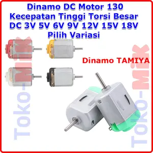 TAMIYA Dinamo DC Motor 130 Kecepatan Tinggi Torsi Besar 3V 4V 5V 6V 9V 12V 18V RS-130