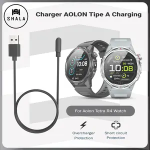 Kabel Charger Aolon Tetra R4 Smartwatch Tipe A Charging