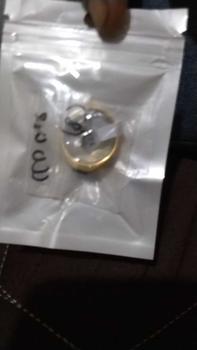 Product Review of Cincin Titanium Pria Terbaru Dijual Ring Hitam Silver Dan Gold Anti Luntur Bahan Stainles Stell AntikaratAnti Luntur Batu Emas Merah from V**l 1