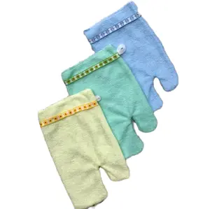 3pcs Washlap Bayi Model Jari Halus dan Lembut Waslap Bayi Handuk Peralatan