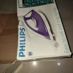 Philips Setrika Kering Diva GC122 - Tapak Non-Stick Ujung runcing dengan alur kancing, seterika, seterika philips, gosokan baju, strika, gosokan baju philips, setrika pakaian, setrika terbaik