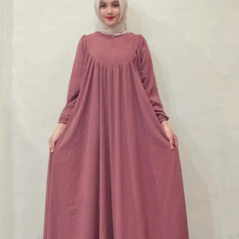 Gamis sagazu ceruty full furing 1