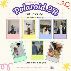 Cetak Polaroid Pastel Edition Ukuran 2R 6x9cm Cetak foto Polaroid Premium