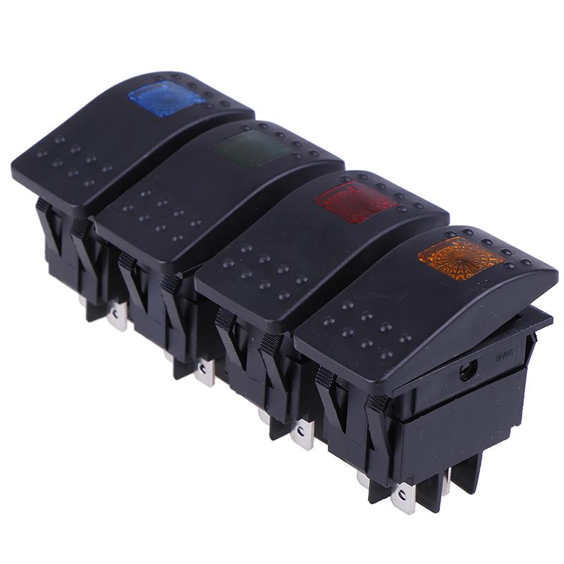 Product Introduction of Waterproof Rocker Toggle Switch Car Boat Marine Rocker Switch Button 4pin Switch 12