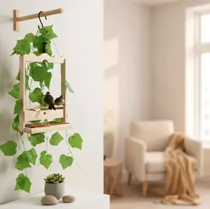 Sangkar Layang Kayu Atap Mahkota Aesthetic