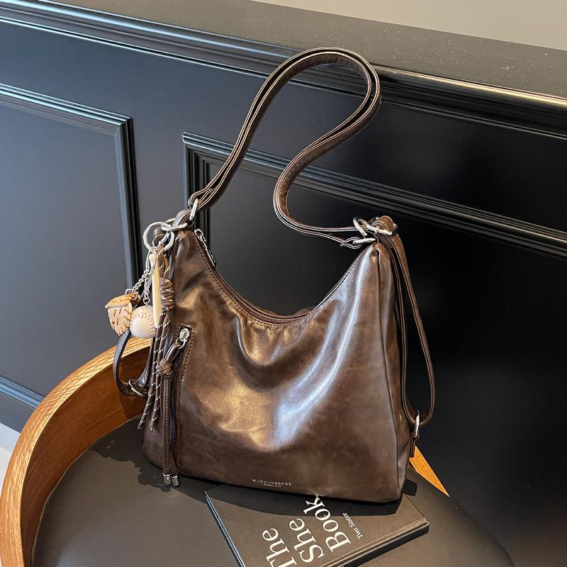 [ MẪU MỚI VỀ - MÃ 06 ] Túi tote nữ phong cách retro thời trang da mềm mới lạ 2025, đeo chéo, đeo balo, đeo vai đa nănng,  thích hợp cho học sinh sinh viên, người đi làm đi học, đi chơi, đa năng đựng được nhiều đồ có phụ kiện ngăn nhỏ đi kèm