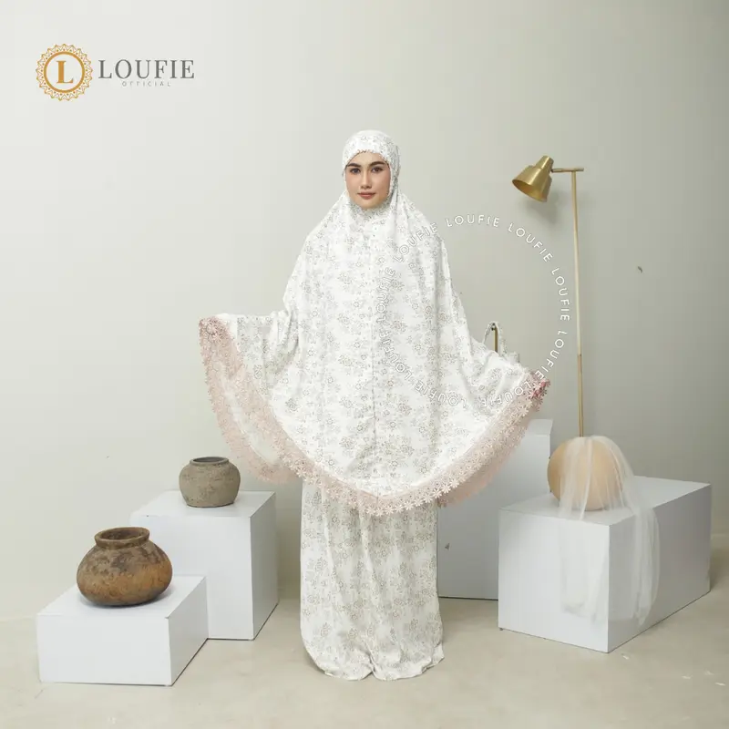 Loufie - Mukena Dewasa Katun Mikro Foil Premium Series Khalisa 2