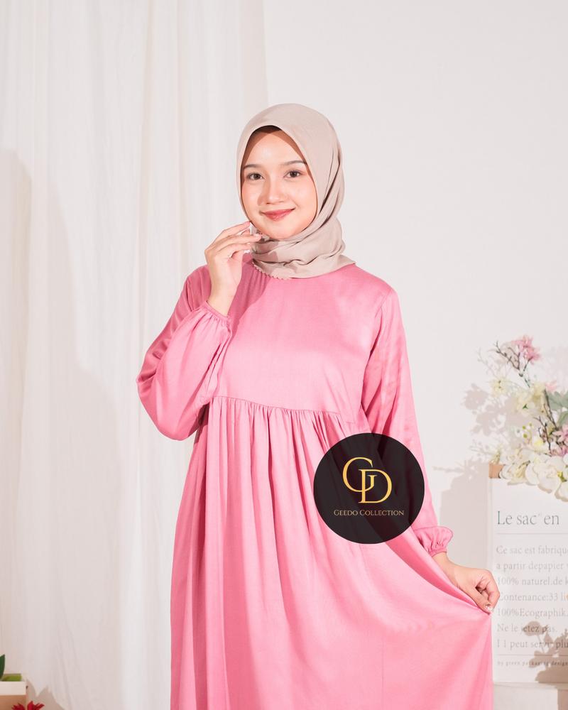 Product Introduction of BISA COD'HANABI MIDI DRESS BAHAN KATUN RAYON VISCONE TEBAL PREMIUM ALL SIZE M-XXL Midi Dress Korean Style Terbaru 2024 Atasan Wanita Remaja Ootd Dress Wanita Muslim Gamis Pendek Selutut Wanita Long Tunik Viral Tiktok Baju Lebaran Terlaris Fashion Dewasa 1
