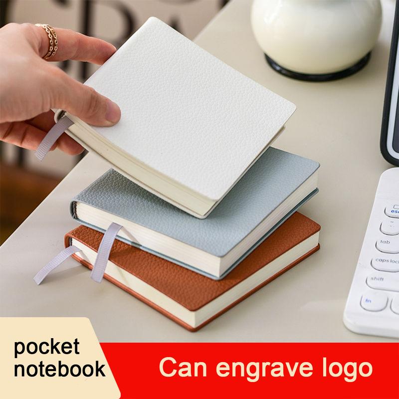 (Can Engrave Logo) Small pocket business notepad, travel diary, account ...