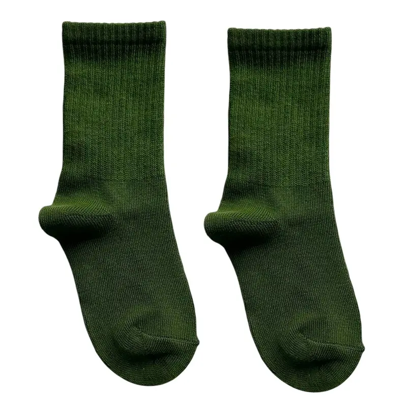 Kaos Kaki Anak Polos Oldschool, Bahan Lembut dan Elastis - Pilihan Motif - Ukuran 1-6 Tahun Anak-Anak 7