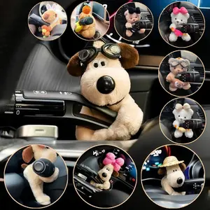 Dekorasi Mobil Anjing Lucu / Aksesoris Interior Mobil / Aksesoris roda kemudi otomotif / dekorasi multi fungsi untuk mobil, ruang tamu, kamar anak-anak, dll Car