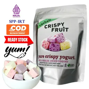 casheli Yogurt Crispy Freeze-dried Yogurt  Mix Fruit Flavor Snacks Food  Camilan Yoghurt Yoghurt snacks jajan  viral