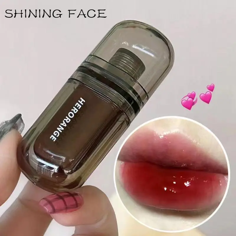 Son Bóng Đôi Sáu Mảnh, Sắc Tố Batom, Dưỡng Ẩm, Thủy Tinh Trong Suốt, Làm Trắng Môi, Không Dính, Dễ Dàng, Bán Chạy Mỹ Phẩm