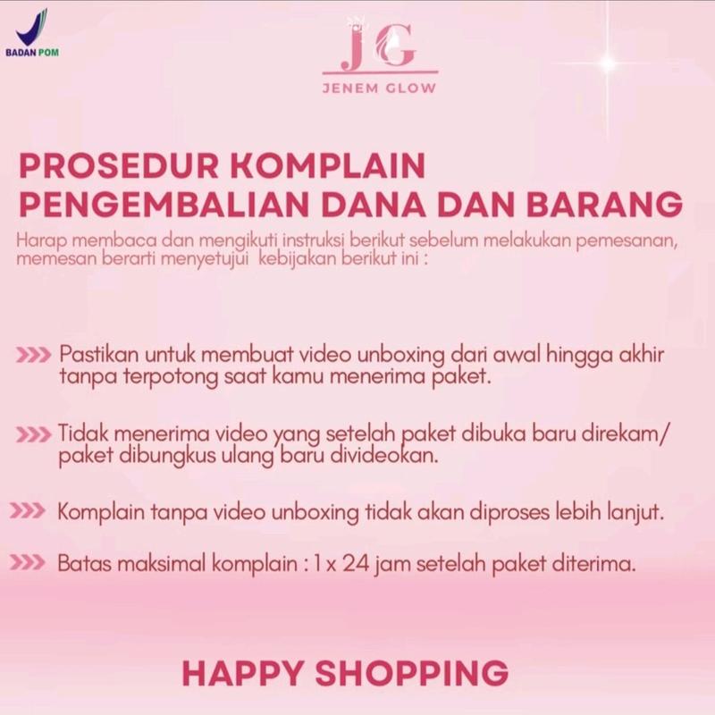 Jenem Glow Ecer Night Cream JG Glow by inem Wajah Mencerahkan Pencerah Perawatan 2