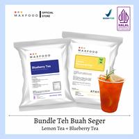 Gambar Maxfood - Bundle Bubuk Teh Minuman Rasa Buah Lemon Tea + Blueberry Tea 1 KG dari MaxFood Kota Administrasi Jakarta Utara 1 Tokopedia