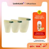 Gambar LocknLock Easy Meal Silicone Zipper Bag Yellow - Wadah Penyimpanan Silikon - 400ml dari Locknlock.indonesia Kota Depok 1 Tokopedia