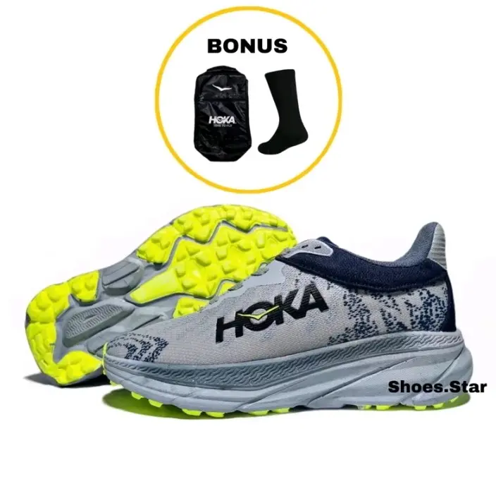SEPATU HOKA CHALANGGER ATR 7 paling laris dan cool renda white red
