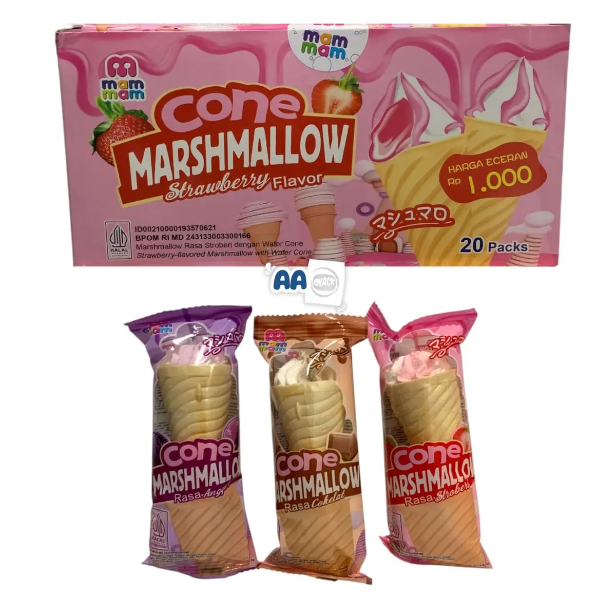 MAAM KECIL MARSHMALLOW ISI 20