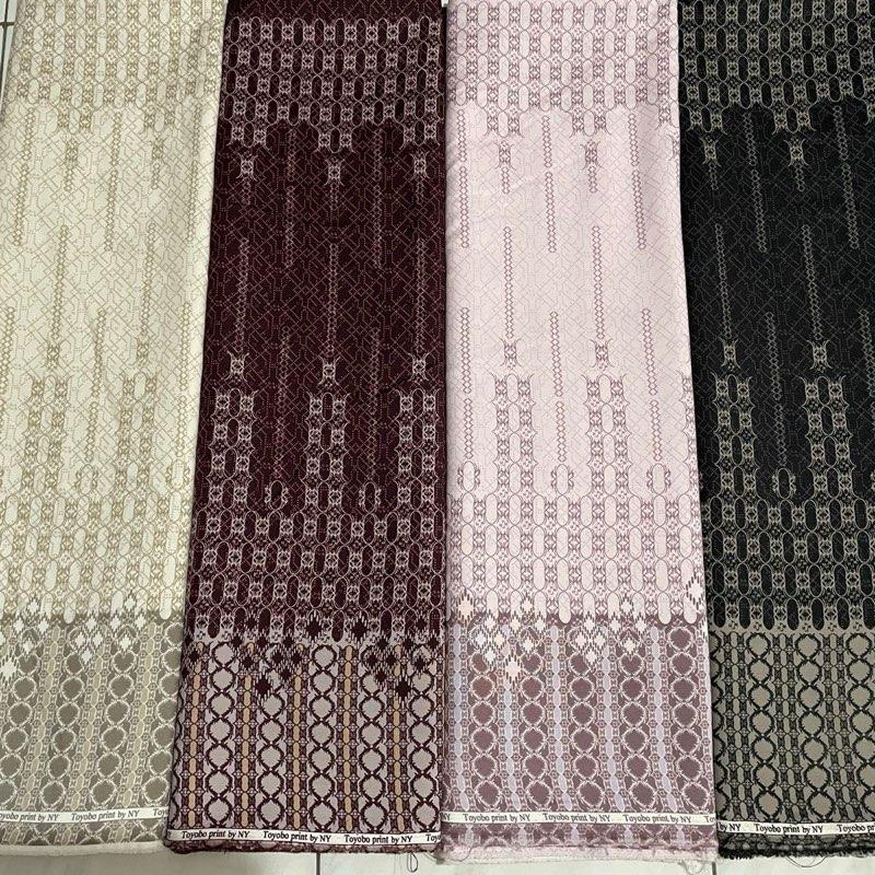 Kain etnik bahan toyobo print motif terbaru // kain toyobo seragam keluarga// kain meteran lionel richie // harga 0.5m Anti Kusut Anti Kusut Anti Kusut 7