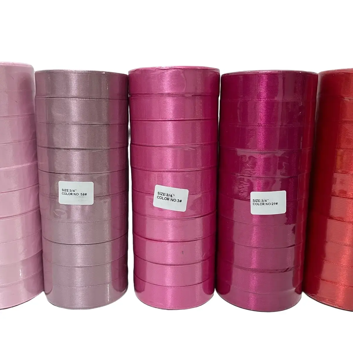 Pita satin 3/4 INCH / 2CM 25 YARD per roll PITA KADO PITA HAMPERS pita dekorasi bucket bunga Tali Foto pita satin 4cm