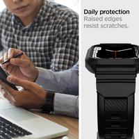 Gambar Case Strap for Apple Watch Series 10 46mm/42mm Spigen Rugged Armor Pro Carbon Anti Shock Casing iwatch - Black, 46mm dari Spigen Indonesia Kota Administrasi Jakarta Barat 3 Tokopedia