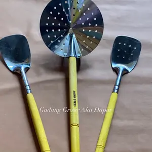 PAKET HEMAT 3 SET,SPATULA SET SEROK,SPATULA LUBANG/SPATULA POLOS/SEROK SARINGAN PENIRIS PENGGORENGAN/SUTIL/SODET/SPATULA MURAH