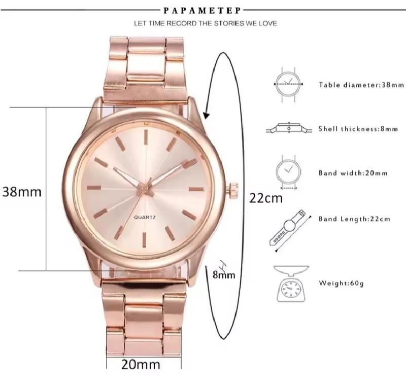 Product Introduction of COD Terlaris Jam Tangan Wanita Analog Quartz Casual Fashion Strap Rantai Stainless Steel  Watches 1