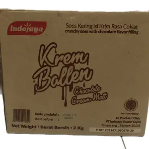 Soes Kering isi coklat Krem Balen 2kg