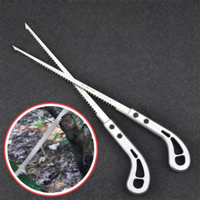 Combo Cưa Gỗ Cầm Tay Mini Lưỡi Thép SK5 Tạo Kiểu Dáng Cho Cây, Cưa Bonsai Lách Cành Vị Trí Hẹp