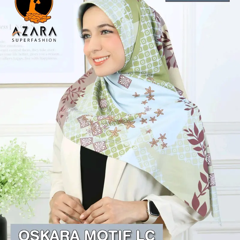 isi {10+1} hijab azara voal motif segi empat 1