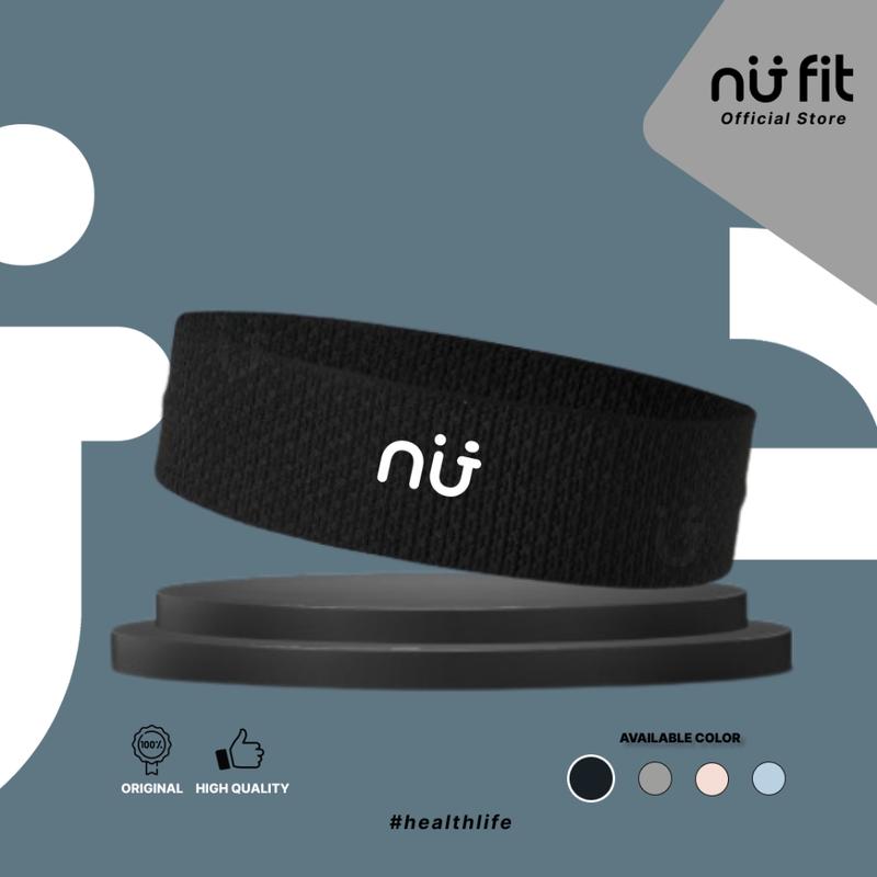 Nu Fit - Headband Yoga / Bandana Olahraga / Headband Olahraga - Hitam 0