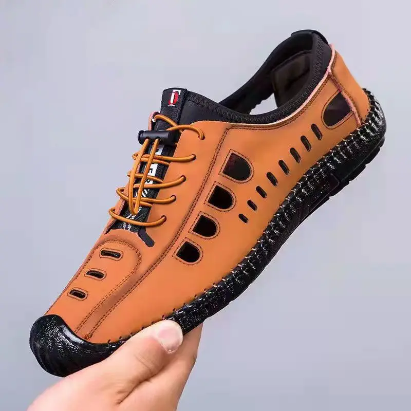 Sepatu Pria Kulit Sapi Sepatu Slop cocok untuk kerja atau jalan jalan pembayaran cod BISA BAYAR DI TEMPAT Flat Shoes Kasual