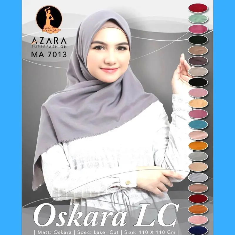 10 ATAU 5 SEGI EMPAT OSKARA POLOS LC PACKING PLASTIK ORI AZARA SUPERFASHION 4