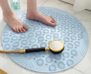 Alas Kaki Matras Kamar Mandi Anti-Slip Shower Room Mats Blue