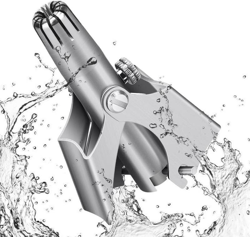 Product Introduction of Stainless Steel Nose Hair Trimmer With Manual Razor For Men - Portable And Washable 17