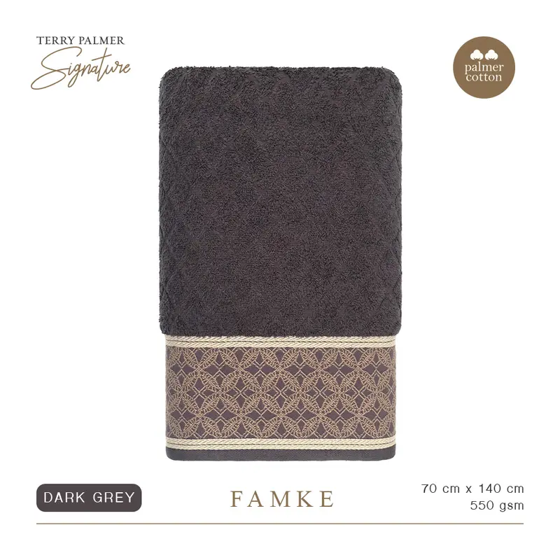 Handuk Terry Palmer Signature - Famke - Handuk Mandi 70 x 140cm / Hadiah / Kado Pernikahan / Souvenir / Seserahan / Hampers